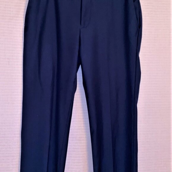 NEW WITHOUT TAGS KENZO 30" WAIST 26" INSEAM COBOLT MENS LINED DRESS PANT - Picture 3 of 8